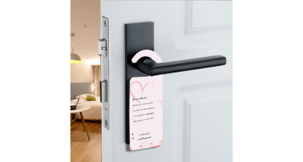 Aviso de Porta - P46-DOOR-HANGER-517609